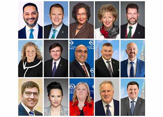 션윈 밴쿠버 방문, 캐나다 정관계 인사들 표창하며 축하